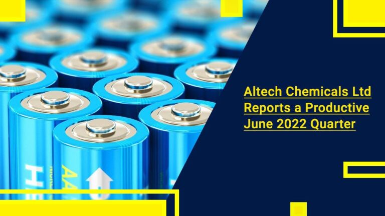 Altech Chemicals Ltd Reports a Productive June 2022 Quarter