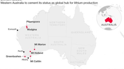 Major Spots For Lithium Mining In Australia