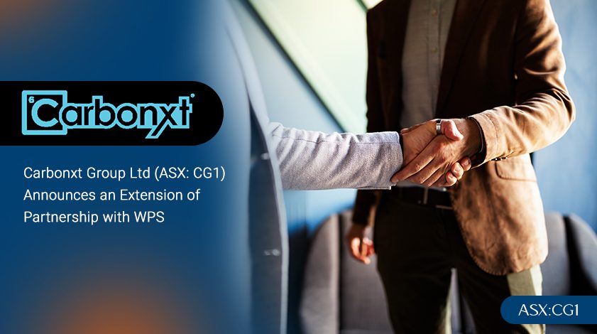 Carbonxt Group Ltd (ASX: CG1) Announces an Extension of Partnership with WPS