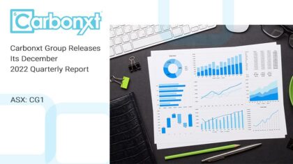 Carbonxt Group Releases Its December 2022 Quarterly Report