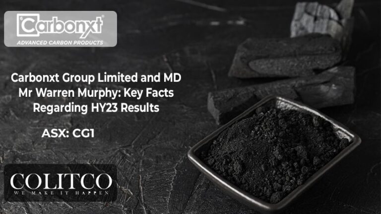 Carbonxt Group Limited and MD Mr Warren Murphy Key Facts Regarding HY23 Results 2