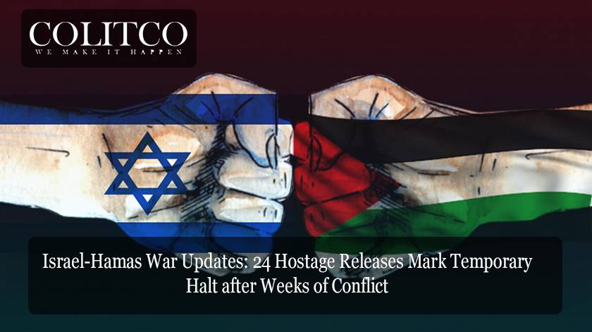 Israel-Hamas War Updates 24 Hostage Releases Mark Temporary Halt after Weeks of Conflict