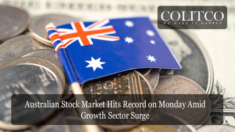Australian Stock Market Hits Record on Monday Amid Growth Sector Surge