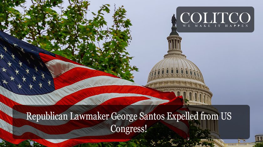 Republican Lawmaker George Santos Expelled from US Congress!