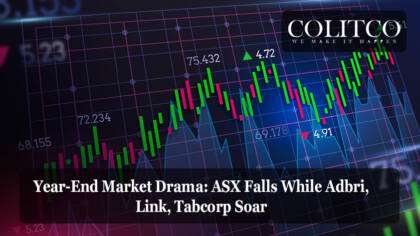 Year-End Market Drama ASX Falls While Adbri, Link, Tabcorp Soar
