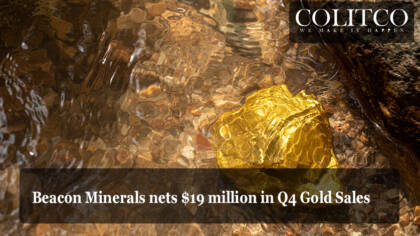 Beacon Minerals nets $19 million in Q4 Gold Sales