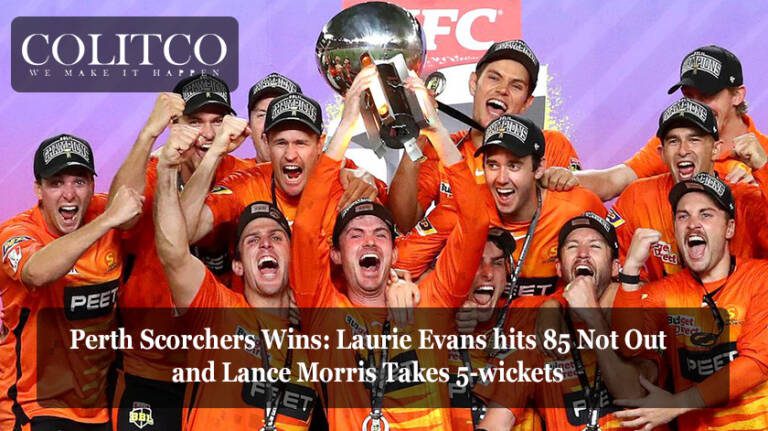 Laurie Evans and Lance Morris Clutch for the Scorchers