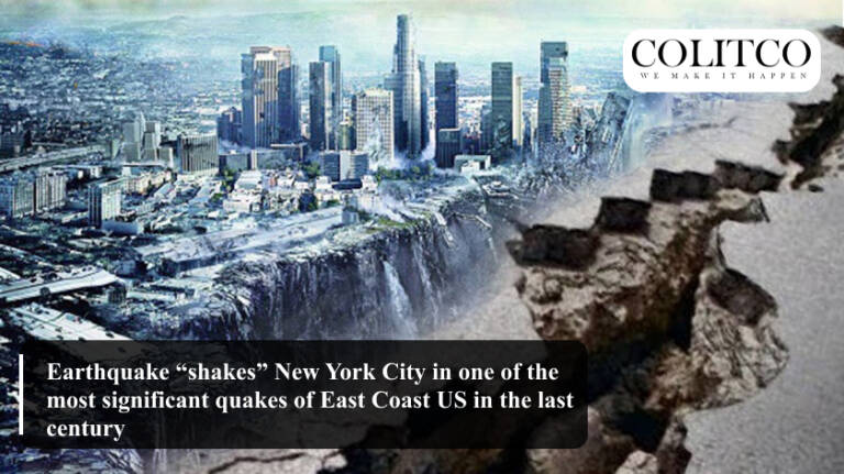 Earthquake “shakes” New York City in one of the most significant quakes of East Coast US in the last century