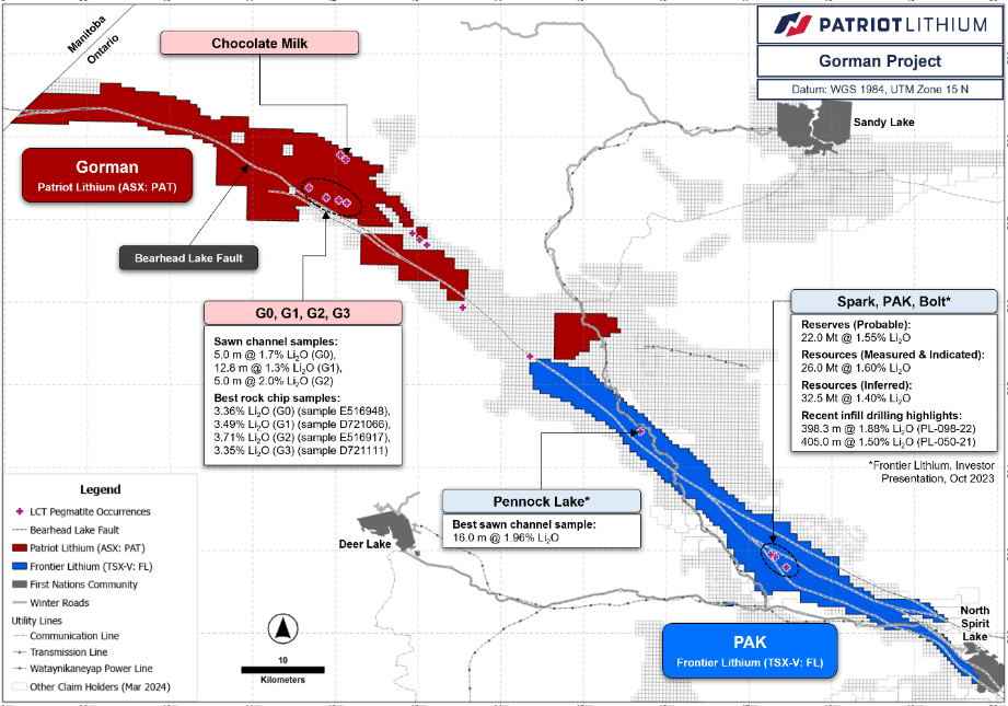 The Gorman Lithium Project of Patriot Lithium