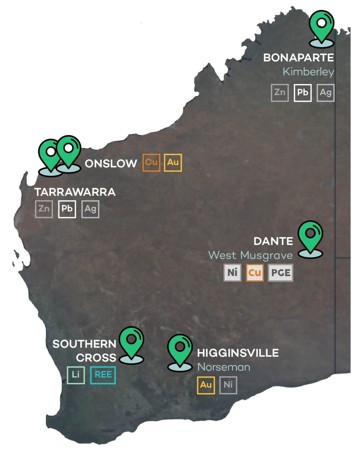 Terra Metals Limited’s Project Location