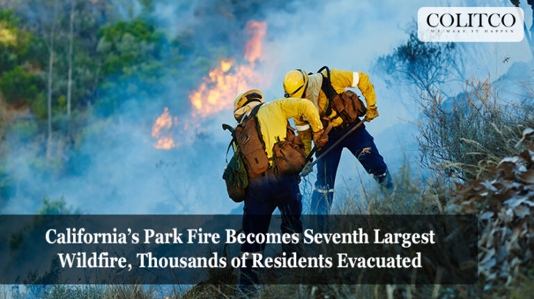 California’s Park Fire Becomes Seventh Largest Wildfire, Thousands of Residents Evacuated