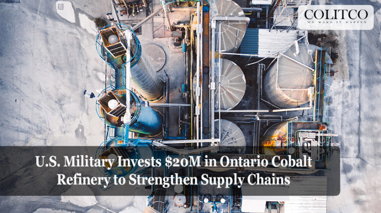 U.S.-Military-Invests-20M-in-Ontario-Cobalt-Refinery-to-Strengthen-Supply-Chains