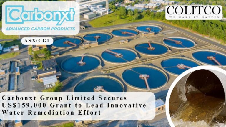 Carbonxt Group Limited Secures US$159,000 Grant to Lead Innovative Water Remediation Effort