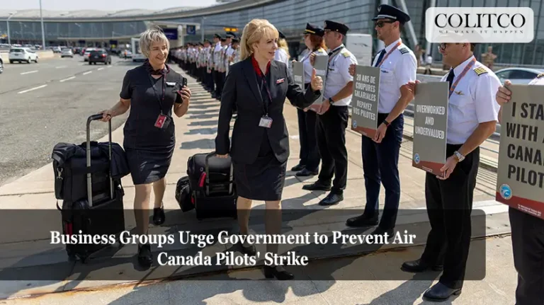 Business Groups Urge Government to Prevent Air Canada Pilots' Strike