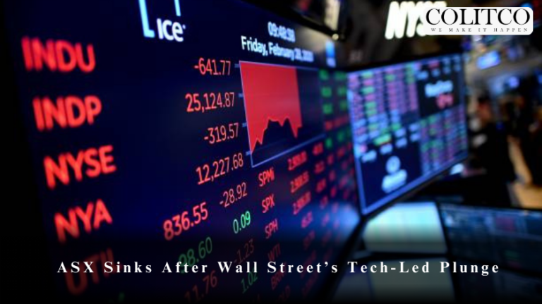 ASX Sinks After Wall Street's Tech-Led Plunge