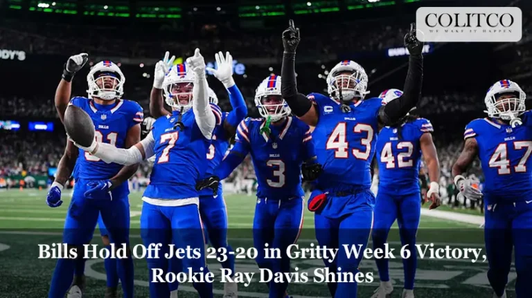 Bills Hold Off Jets 23-20 in Gritty Week 6 Victory, Rookie Ray Davis Shines
