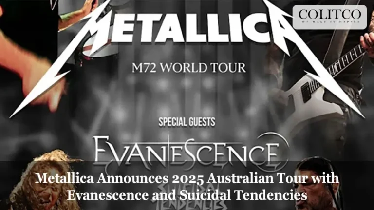 Metallica Announces 2025 Australian Tour with Evanescence and Suicidal Tendencies