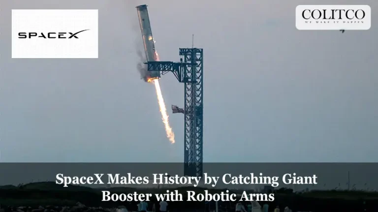 SpaceX Makes History by Catching Giant Booster with Robotic Arms