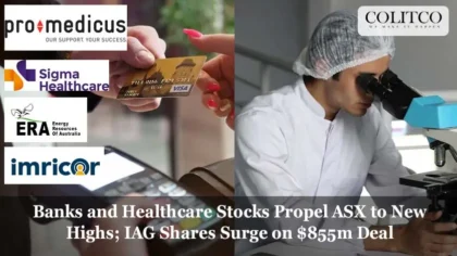 Banks and Healthcare Stocks Propel ASX to New Highs; IAG Shares Surge on $855m Deal