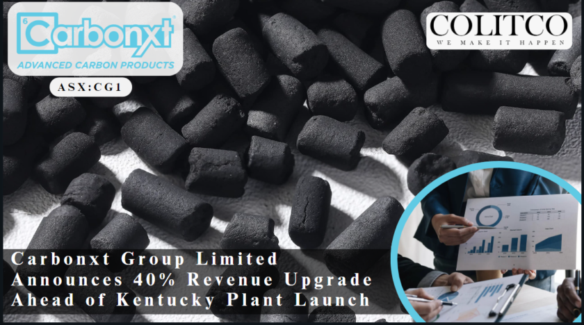 Carbonxt Group Limited Announces 40% Revenue Upgrade Ahead of Kentucky Plant Launch