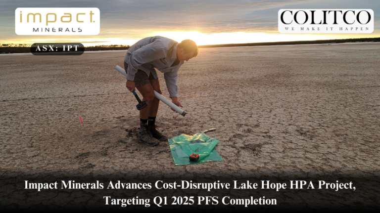 Impact Minerals Advances Cost-Disruptive Lake Hope HPA Project, Targeting Q1 2025 PFS Completion