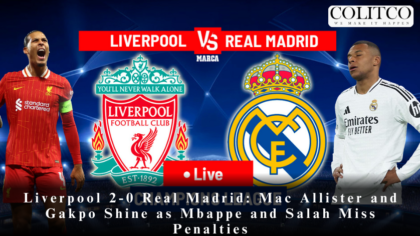 Liverpool 2-0 Real Madrid: Mac Allister and Gakpo Shine as Mbappe and Salah Miss Penalties