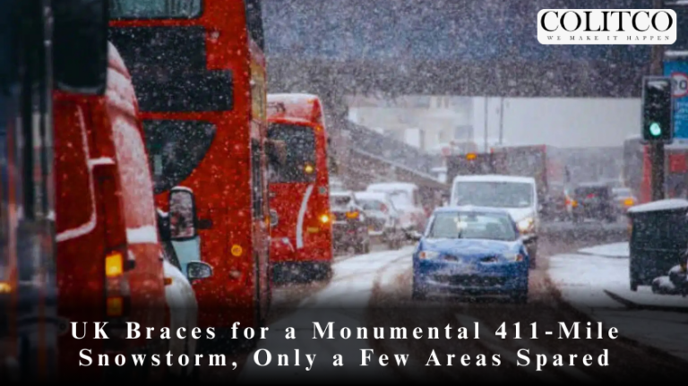 UK Braces for a Monumental 411-Mile Snowstorm, Only a Few Areas Spared