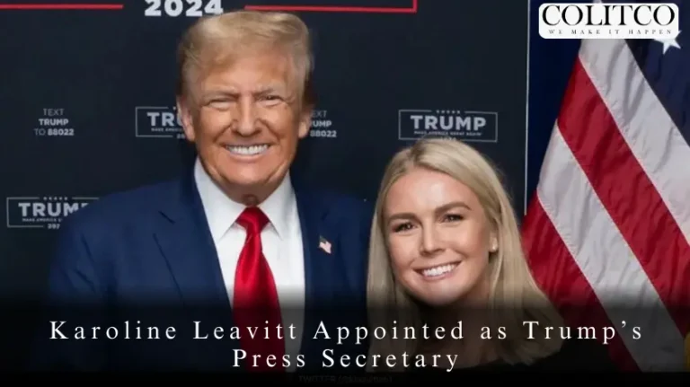 Karoline Leavitt Appointed as Trump’s Press Secretary