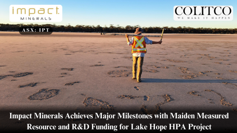 Impact Minerals Achieves Major Milestones with Maiden Measured Resource and R&D Funding for Lake Hope HPA Project