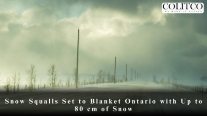 Snow Squalls Set to Blanket Ontario with Up to 80 cm of Snow