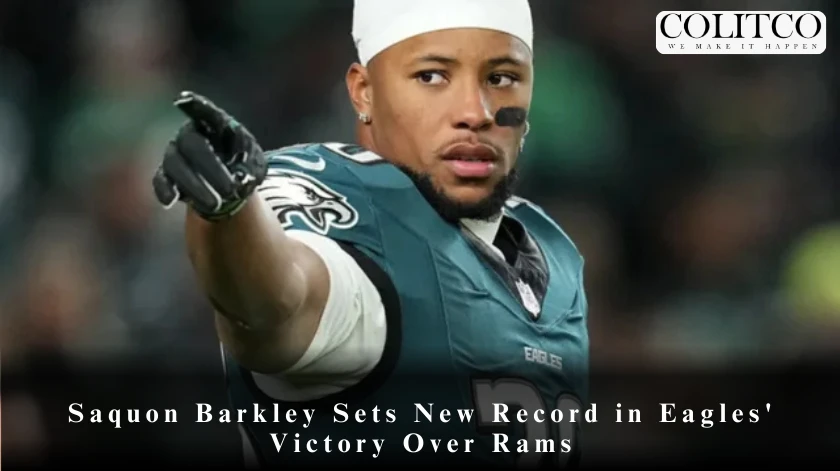 Saquon Barkley Sets New Record in Eagles' Victory Over Rams