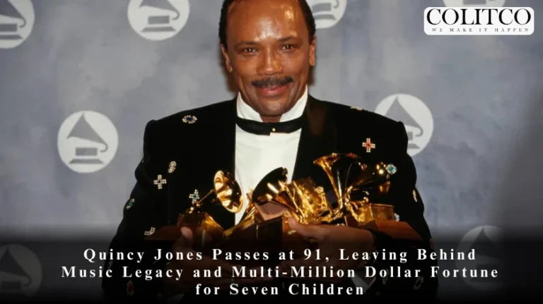 Quincy Jones Passes at 91, Leaving Behind Music Legacy and Multi-Million Dollar Fortune for Seven Children