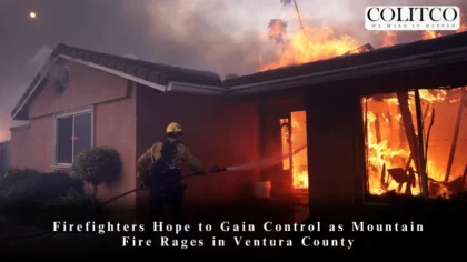 Firefighters Hope to Gain Control as Mountain Fire Rages in Ventura County