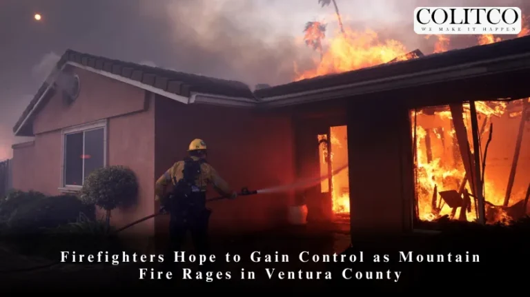 Firefighters Hope to Gain Control as Mountain Fire Rages in Ventura County