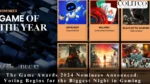 The Game Awards 2024 Nominees Announced: Voting Begins for the Biggest Night in Gaming