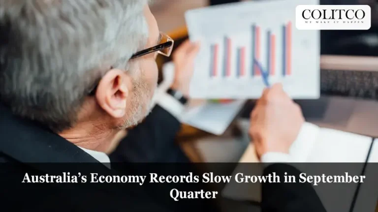 Australia’s Economy Records Slow Growth in September Quarter