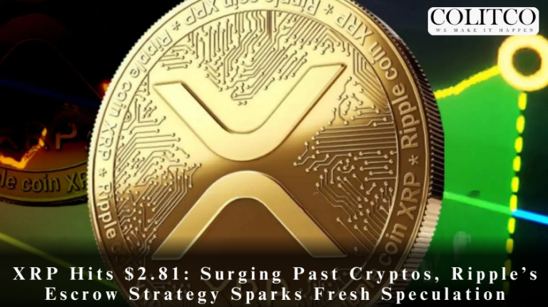 XRP Hits $2.81: Surging Past Cryptos, Ripple’s Escrow Strategy Sparks Fresh