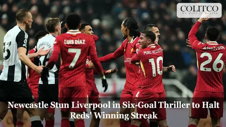 Newcastle Stun Liverpool in Six-Goal Thriller to Halt Reds' Winning Streak