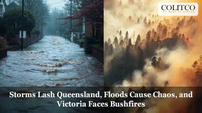 Storms Lash Queensland, Floods Cause Chaos, and Victoria Faces Bushfires