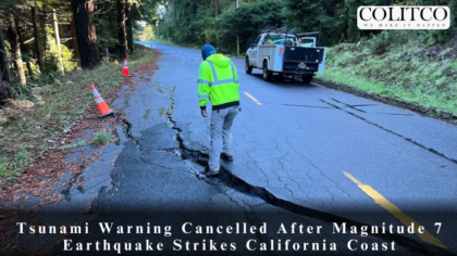Tsunami Warning Cancelled After Magnitude 7 Earthquake Strikes California Coast