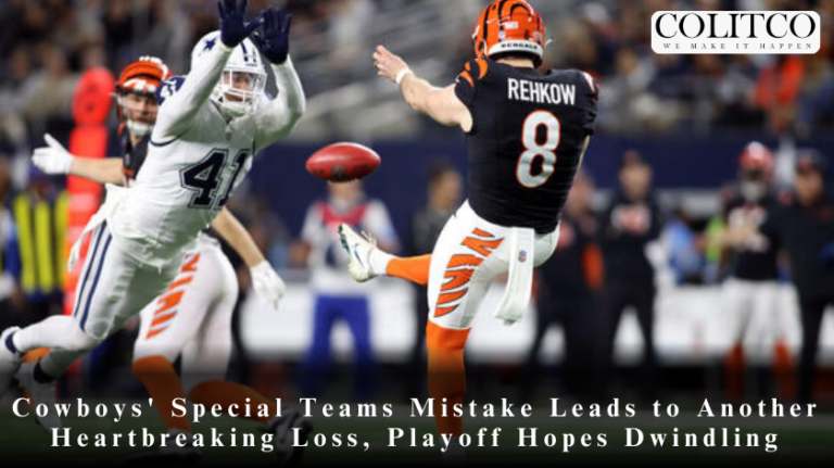 Cowboys' Special Teams Mistake Leads to Another Heartbreaking Loss, Playoff Hopes Dwindling
