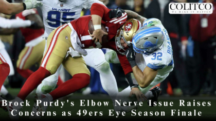 Brock Purdy's Elbow Nerve Issue Raises Concerns as 49ers Eye Season Finale
