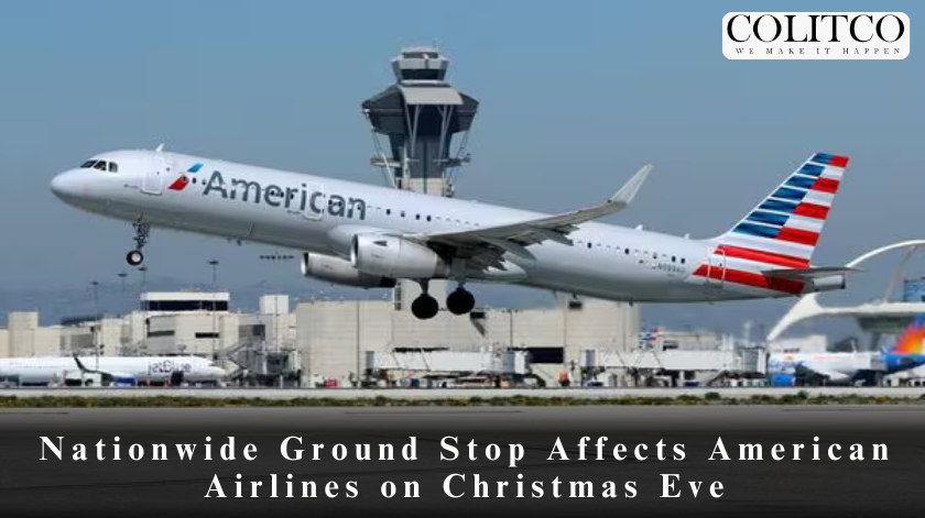 Nationwide Ground Stop Affects American Airlines on Christmas Eve