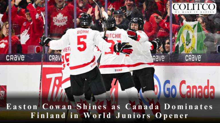 Easton Cowan Shines as Canada Dominates Finland in World Juniors Opener