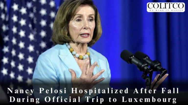 Nancy Pelosi Hospitalized After Fall During Official Trip to Luxembourg