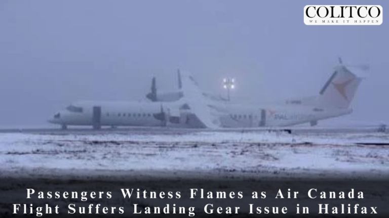 Passengers Witness Flames as Air Canada Flight Suffers Landing Gear Issue in Halifax