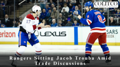 Rangers Sitting Jacob Trouba Amid Trade Discussions