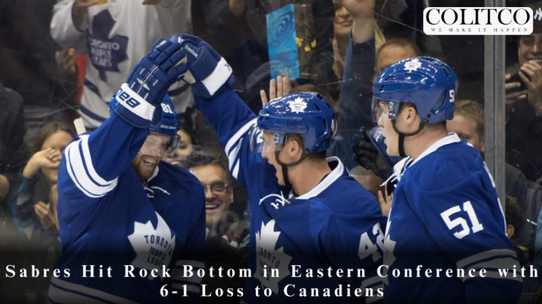 Sabres Hit Rock Bottom in Eastern Conference with 6-1 Loss to Canadiens