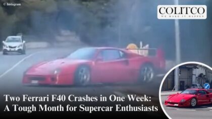 Two Ferrari F40 Crashes in One Week: A Tough Month for Supercar Enthusiasts