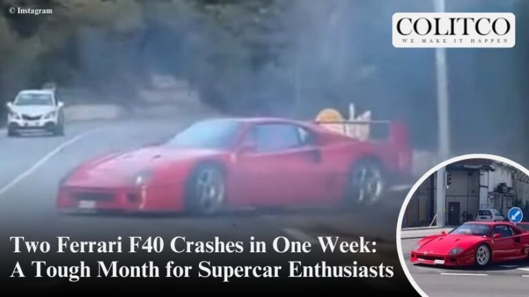 Two Ferrari F40 Crashes in One Week: A Tough Month for Supercar Enthusiasts